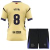 Camisola + Calções FC Barcelona x Kobe Bryant Pedri 8 Criança Equipamento 2ª 2025-26